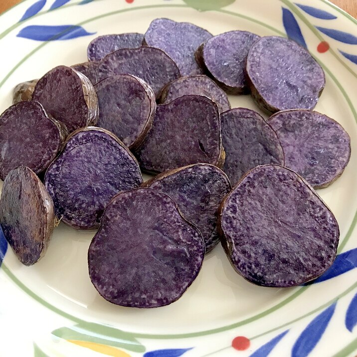 無水鍋で作る紫芋の焼き芋